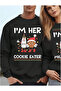 سويت شيرت مطبوع عليه عبارة Cookie Eater Milk Drinker لعيد الحب - 2