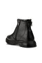 Miran-G Men's Leather Hallux Shoes Black - 2