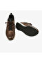 17980 Men's Sand Genuine Leather Casual Shoes - 5