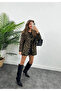 Women's Leopard Print Knitwear Cardigan - 6