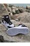 2238 White-Black, Fuspeted Orthopedic High Top Basket Sneakers - 7
