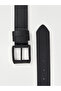 Black Leather-Look Men's Belt from Guliis Store - 3