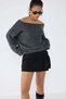 Strickpullover mit U-Boot-Ausschnitt - 3