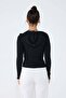 Women's Hooded Knitwear Cardigan Zippered Long Sleeve - 4