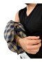 Arm and Elbow Pad Wrist and Arm Protector Pad 100% Cotton Fiber Brown Black - 4