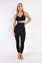 Tightening High Waist Agraphed / Clasp Leggings - 3