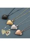Steel Photo Necklace with Pop-Up Cover, Name Can Be Written, Does Not Tarnish - 3