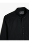 Cotton Button Collar Slim Fit Long Sleeve Shirt - 3
