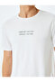 Crew Neck Short Sleeve Slogan Printed Sports T-Shirt - 5