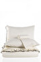 Lotis 100% Cotton Decorative Overlock-Stitched Ruffled Washed Single Duvet Cover Set 160*220 - 3