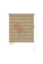 Vizon-kahve Kırçıllı Düz Bambu Zebra Perde - 6