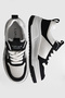 Jennifer Genuine Leather Thermo Non-Slip Sole Casual Women's Sports Shoes Black - 5