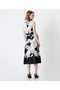 Front-Tie Patterned Dress - 7
