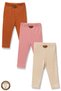 Premium 3-Piece Baby and Child Tights Set (100% Cotton)