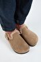 (Holly 2 Fur) Women's Genuine Leather Belted Buckle Sabo Mink Sandals - 2