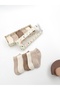 5-Piece Baby Short Socks Seamless Bamboo (Sizes after 6 Months Are Silicone-Based.) - 5