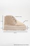 Tyson Beige Suede Sheepskin Thick Sole Lace up Women's Sports Boots - 4