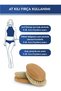 Horsehair Natural Dry Body Cleansing Loofah Exfoliating Silk Scrub Cellulite Massage Brush Stone - 2