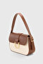 Women's Canvas Adjustable Strap Hand-Shoulder Bag with Magnet and Zipper Closure 263 - 5