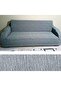 Jacquard 3 3 1 1 Gray Elastic Sofa Cover |   Elastic Seat Cover |   Seat Cover Set - 3