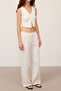 High Waist Striped Wide Leg Pants Pn13730-L4 - 2
