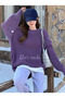 Women's Burgundy Oversize Knitwear Sweater