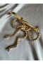 Gold Big Bow Automatic Buckle - 3