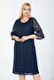 Spanish Sleeve Plus Size Evening Dress 22D-2427 - 2
