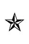 Starfish Design Sticker Rigging Vehicle&Motor&Decor 10 X 10 cm