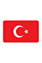 Turkish Flag 12 Wall Decor Sticker Red 90 X 60 cm