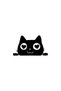 Cat Looking Out of the Luggage Sticker A+ Quality 20 X 12 cm Durable