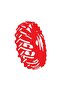 Truck Tire Sticker 10 X 15 cm - 2