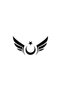 Winged Turkish Flag Sticker A+ Quality 10 X 5 cm Durable