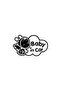 Baby in Car Angel Sticker 10 X 6 cm