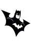 Batman Wall Decor Quality Quality Sticker 40 X 36 cm