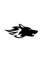 Wolf Head Eastern Sticker A+ Quality 20 X 10 cm Durable
