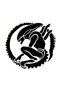 Asabi Creature Auto Hood Sticker 40 X 37 cm - 2