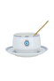 Saif Gallery Porcelain Bowl Set, 18 Pieces, Eye Pattern - White