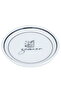 Saif Gallery Porcelain Serving Platter, 10 cm, Round, Dessert Pattern - White