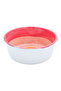 Al Saif Gallery Steel Serving Bowl, 15.5X15.5X6 Cm - Pink
