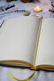 Sun Pattern Thermo Leather and Wood Notebook - Striped Gift Notebook A5 (15X21 cm - 320 Sheets) - 4