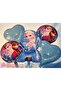 Frozen Elsa 5-Piece Foil Balloon Set Frozen Concept Birthday Ornaments