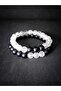 Onyx & Necef Stone Natural Stone Designed Lover Bracelet - 4