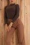 Ribbed Knitwear Long Sleeve Slim Fit Bady - Pictures Have Reference - Close Fit Body Wraps. - 4