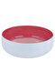 Al Saif Gallery Steel Round Serving Plate, 21 x 7 cm, Deep, Small - Pink