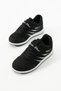 Children's Black and White Lace-Up Single Velcro Flexible Lightweight Breathable Unisex Mesh Sneaker Sports Shoes - 5