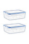 Rectangular Leak Proof Storage Container 1.4 L (2 Pieces)
