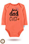 100% Cotton Organic Printed Snap Fastener Baby Bodysuit - 4