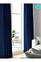 Dark Navy Blackout Light Proof Extra-Fortress Blackout Sunshade Curtain