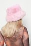 Pink Thick Plush Heart Hat Beanie - Warm Stylish Outdoor Cold Protection Spk1143 - 5